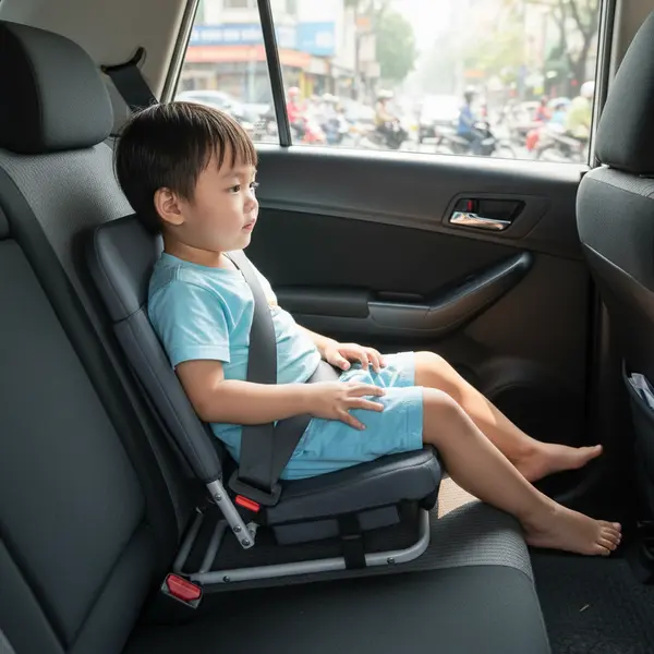 ghe tre em xe dich vu